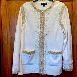 Stunning St. John Cream suit Jacket size 16